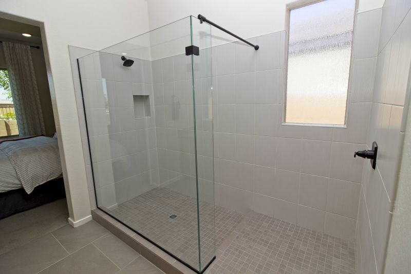 Elegant Shower with Glass Walls